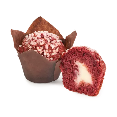 Muffin Red Velvet 95 g - Caja de 20 uds