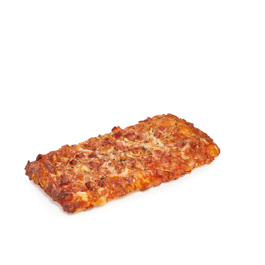 Pizza Jamón y Queso Rectangular
