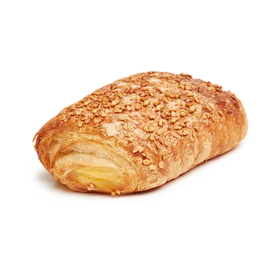 Napolitana Crema Decorada Fermentada 120 g - Caja de 64 uds
