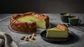 TARTA DE QUESO CON PISTACHO