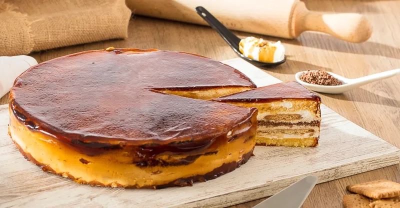 PASTÍS GALETA, TÒFONA I CARAMEL ALENTEJANO 1500 (14POR.)