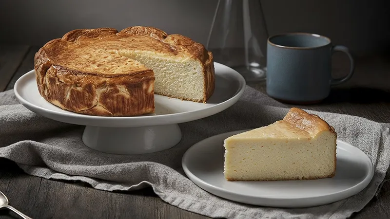 TARTA CREMOSA DE QUESO DE OVEJA