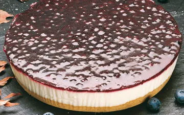 TARTA DE QUESO CON ARANDANOS
