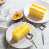 Entremet Mango i Fruita de la Passió