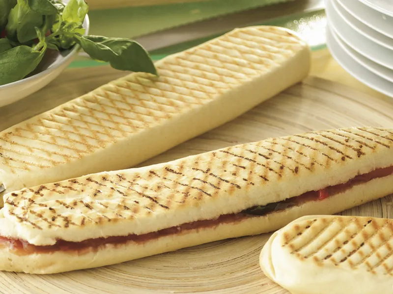 Panini *caprese* a la plancha en menos de 5 minutos