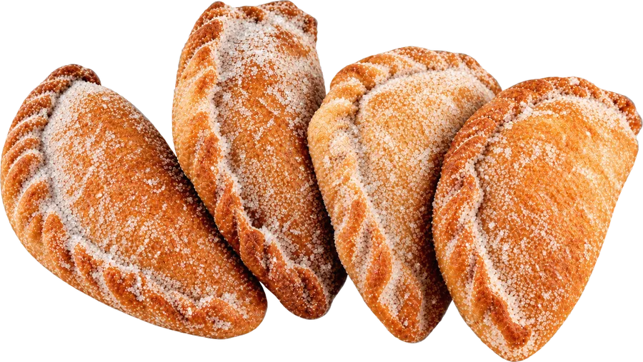 Pastissets de Rasquera amb la seva cresta, dolç típic de les Terres de l'Ebre